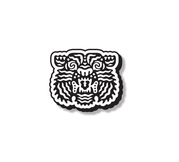 Melted Tigerstyle Pin