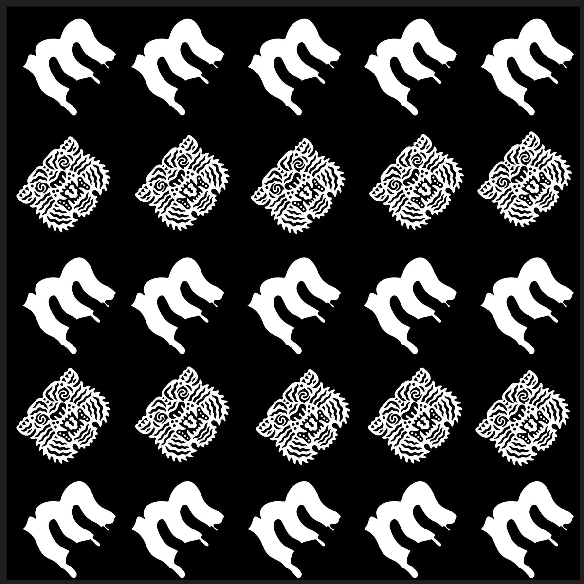 Melted Tiger Style Bandana